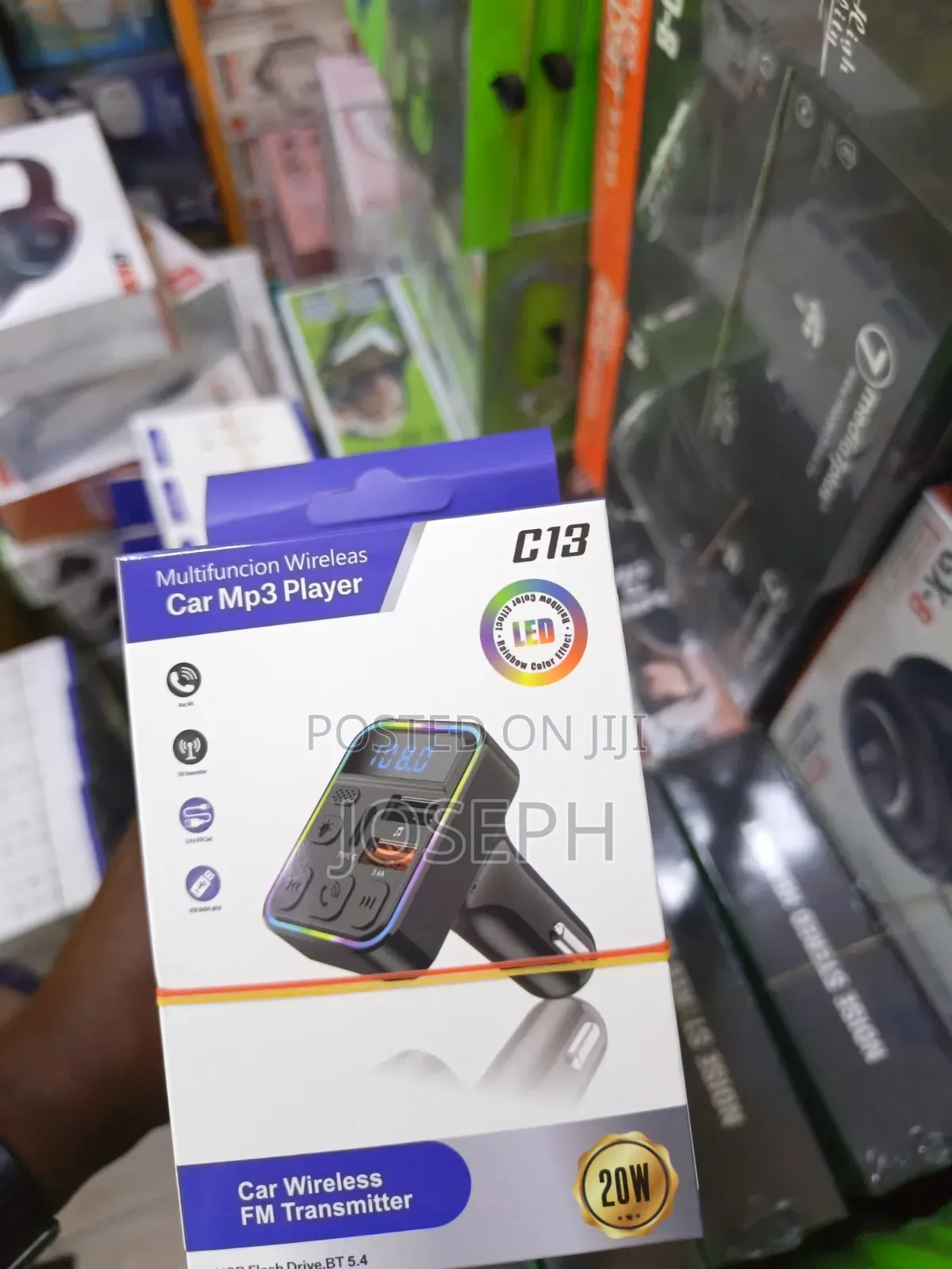 Multifunction Wireless Car MP3 Player / FM Transmitter — GHS 70