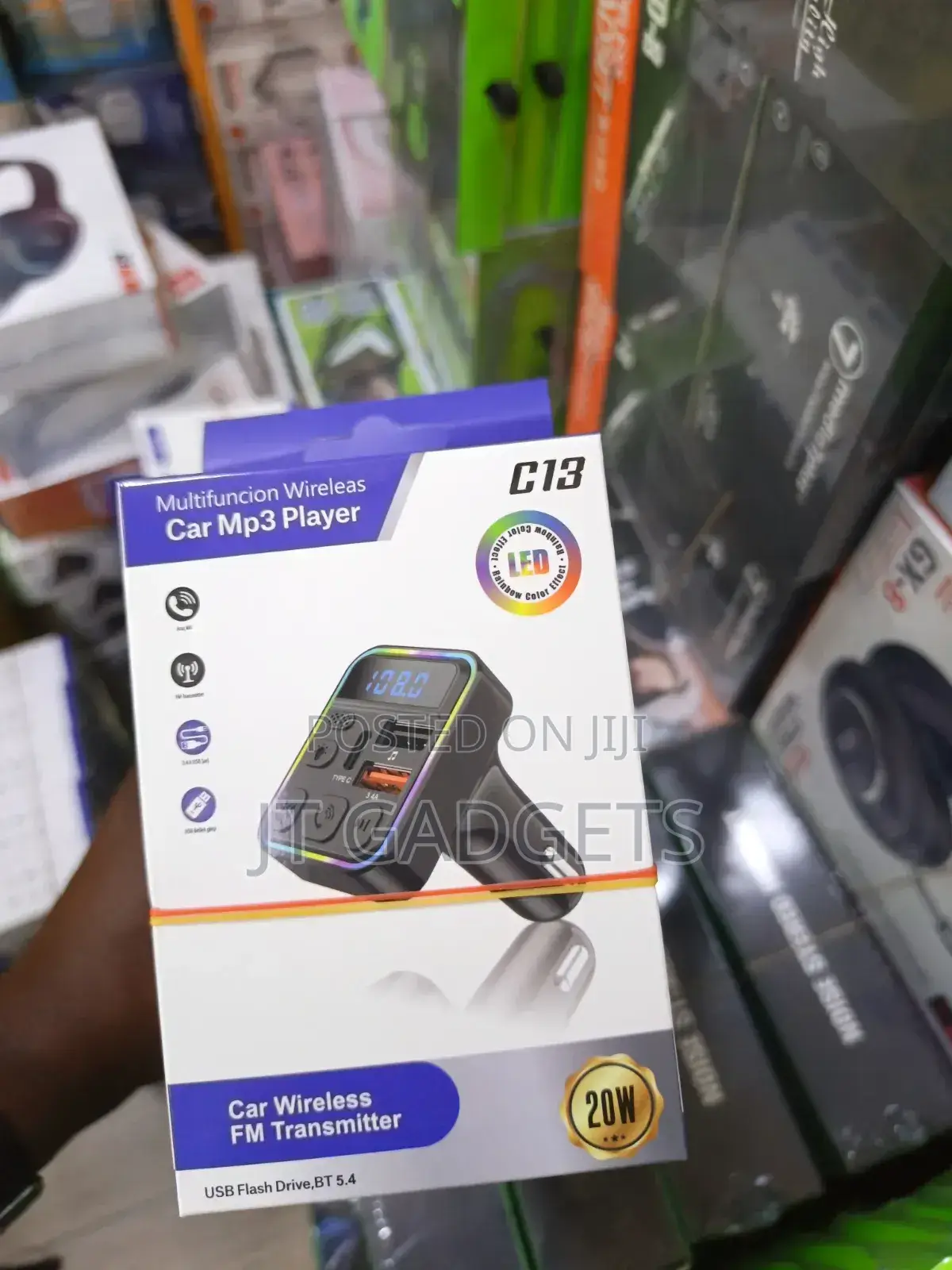 Multifunction Wireless Car MP3 Player / FM Transmitter — GHS 70