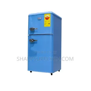 Nasco 86L New Retro Mini Two Door Refrigerator