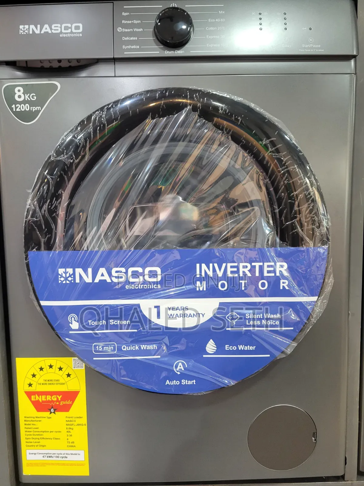 8KG New Nasco Washing Machine Front Load