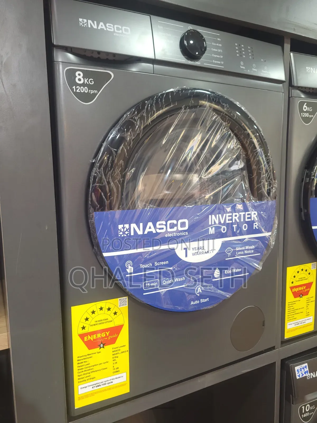 8KG New Nasco Washing Machine Front Load