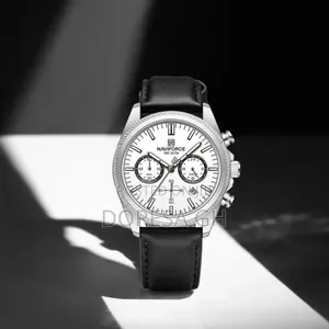 NAVIFORCE Chronograph Leather Watch for Men | Classic Wristwatch