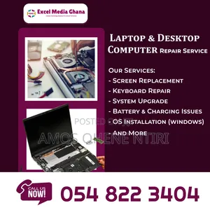 Laptop & Desktop Computers Repairs