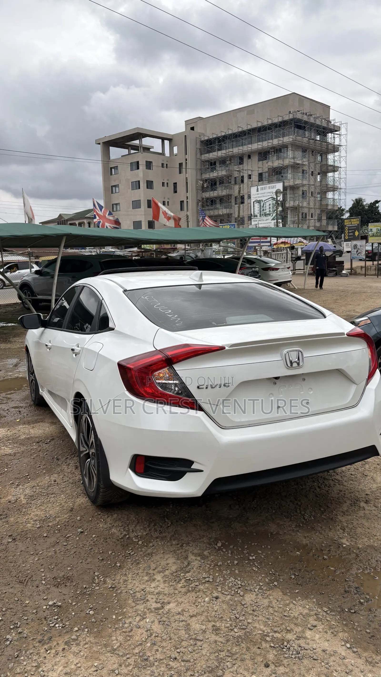 Honda Civic EX-L 4dr Sedan (1.5L 4cyl) 2016 White