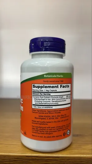 Now Turmeric Curcumin Veg Capsules
Herbal Supplement