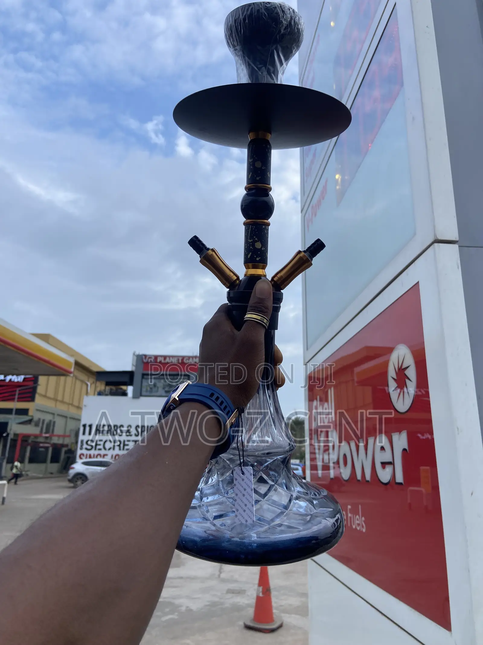 New Big 2 Pip Shisha Pot With All Accessories