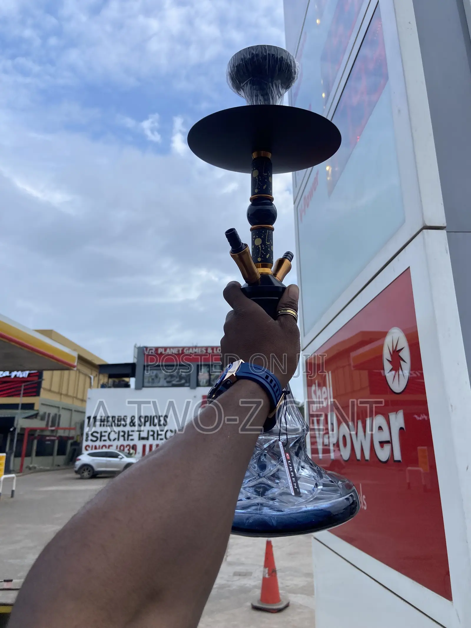 New Big 2 Pip Shisha Pot With All Accessories