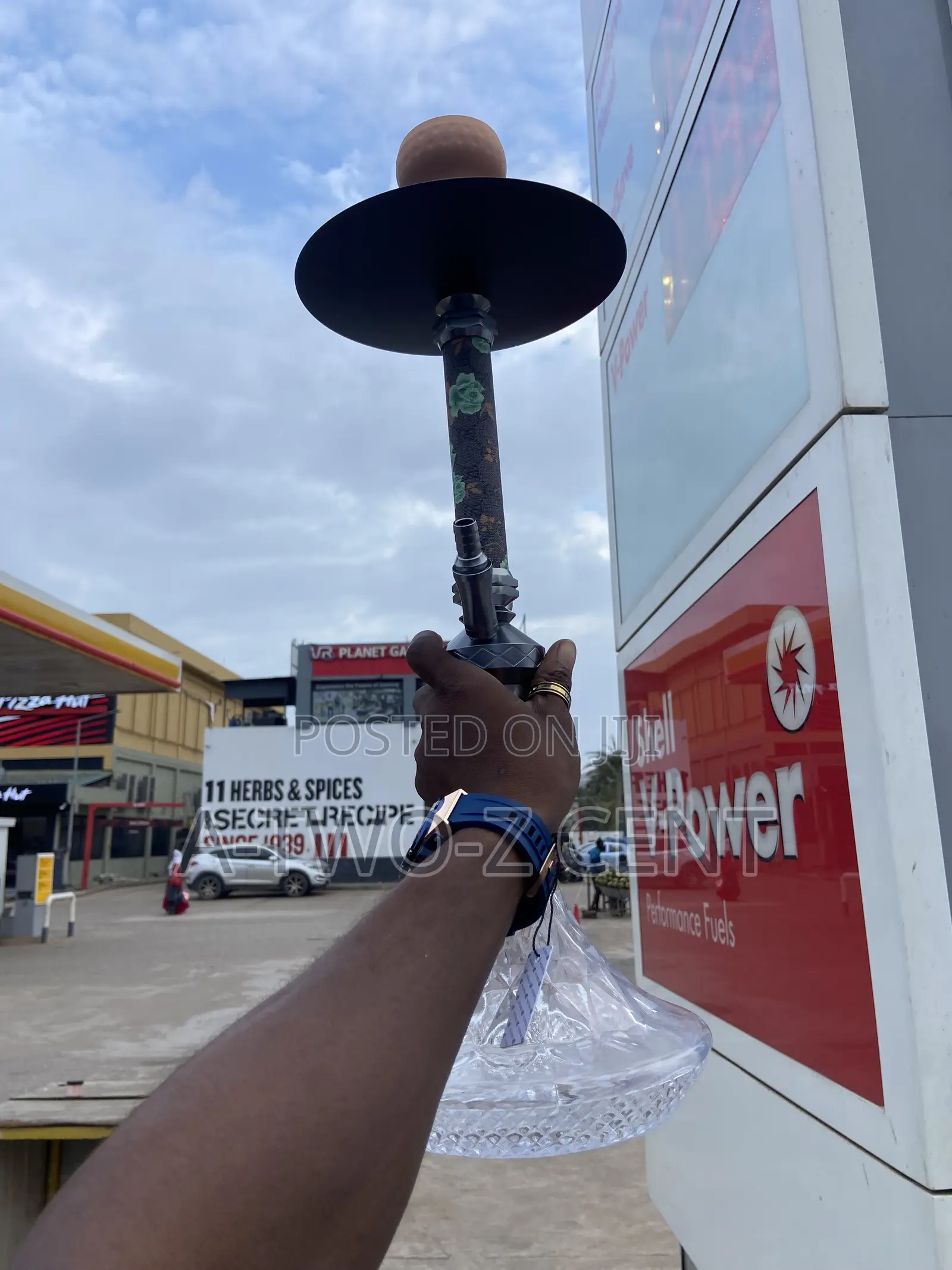 New Big 2 Pip Shisha Pot With All Accessories