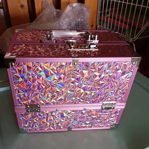 Luxury Makeup Organizer Box – Portable Cosmetic Case