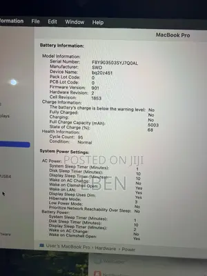 Laptop Apple MacBook Pro 2018 16GB Intel Core i7 SSD 512GB
