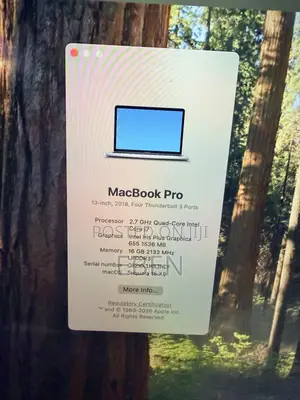 Laptop Apple MacBook Pro 2018 16GB Intel Core i7 SSD 512GB