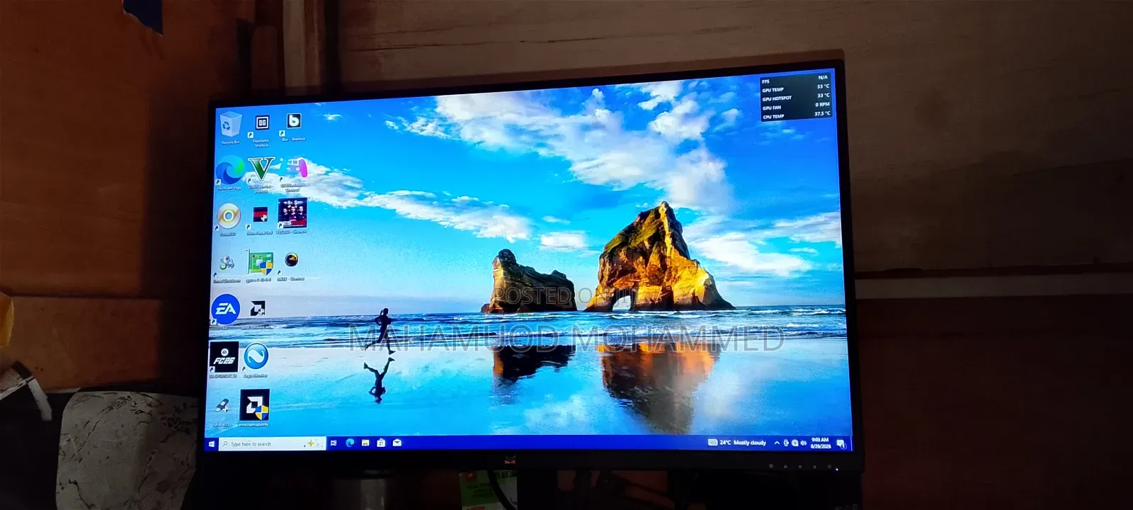 100hz Game Monitor 27inch