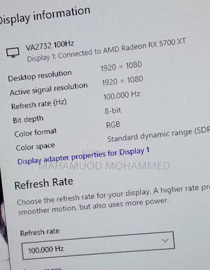 100hz Game Monitor 27inch