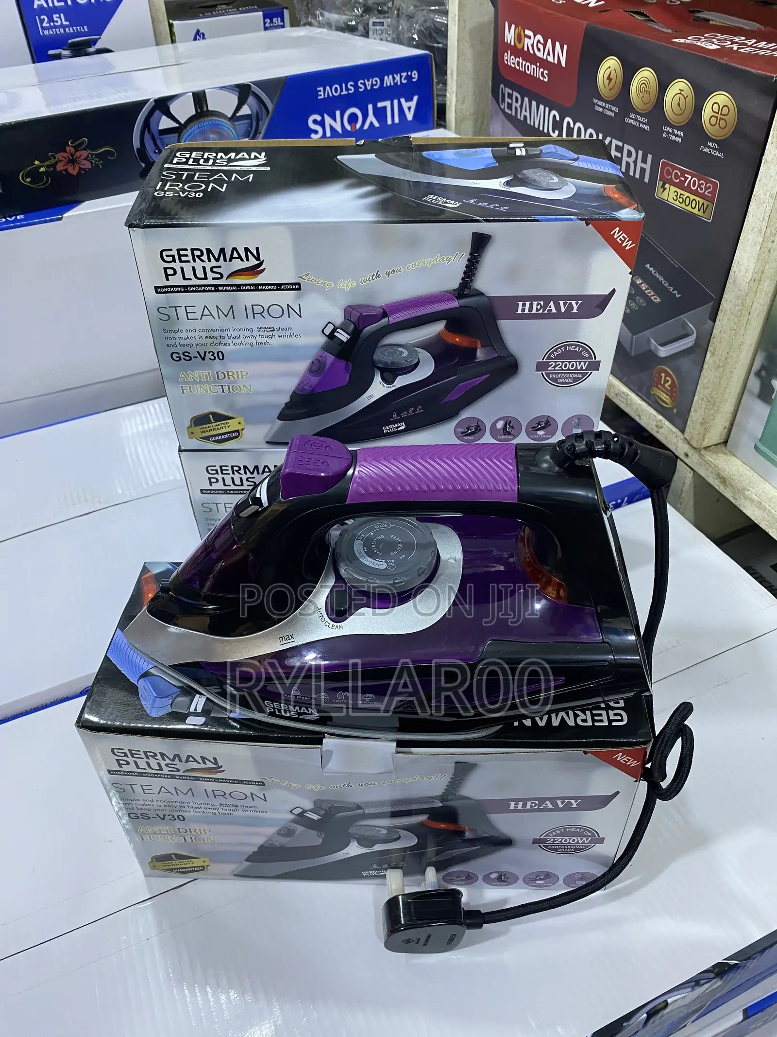 German Plus Heavy Steam Iron