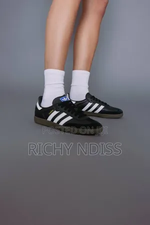 Adidas Samba Og "Cloud White/Core Black/Clear Granite" Sneakers