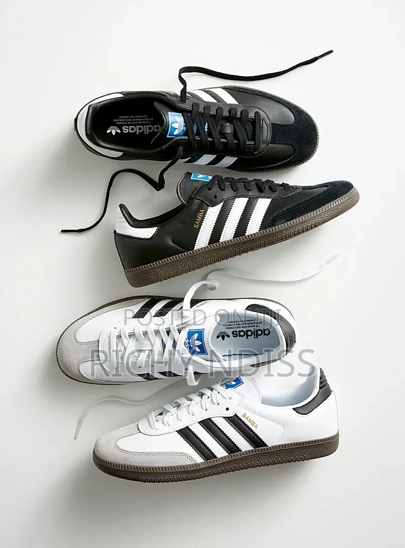Adidas Samba Og "Cloud White/Core Black/Clear Granite" Sneakers