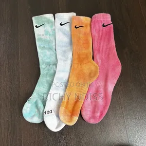 Tie-Dye Nike Socks (Green, Orange, Blue, Pink)
