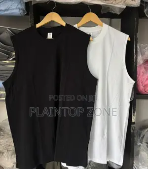 Plain Shirt Sleeveless