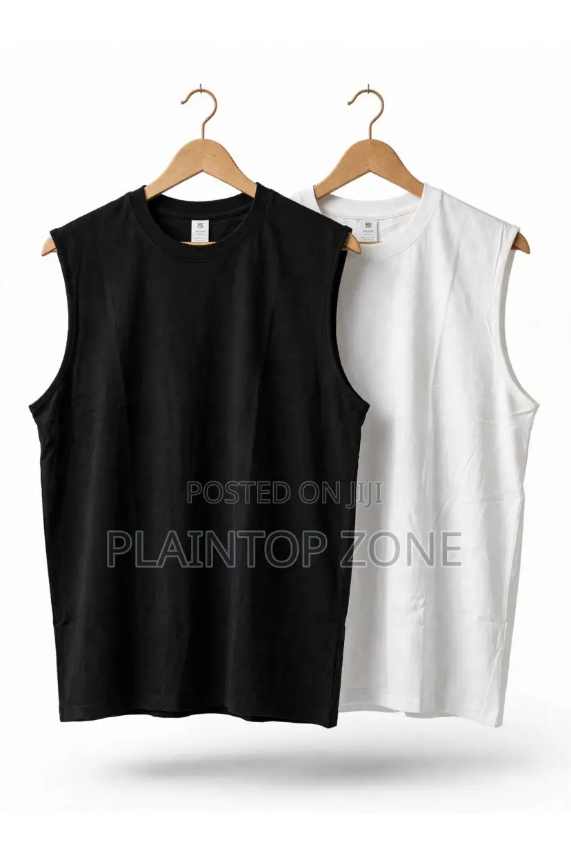 Plain Shirt Sleeveless