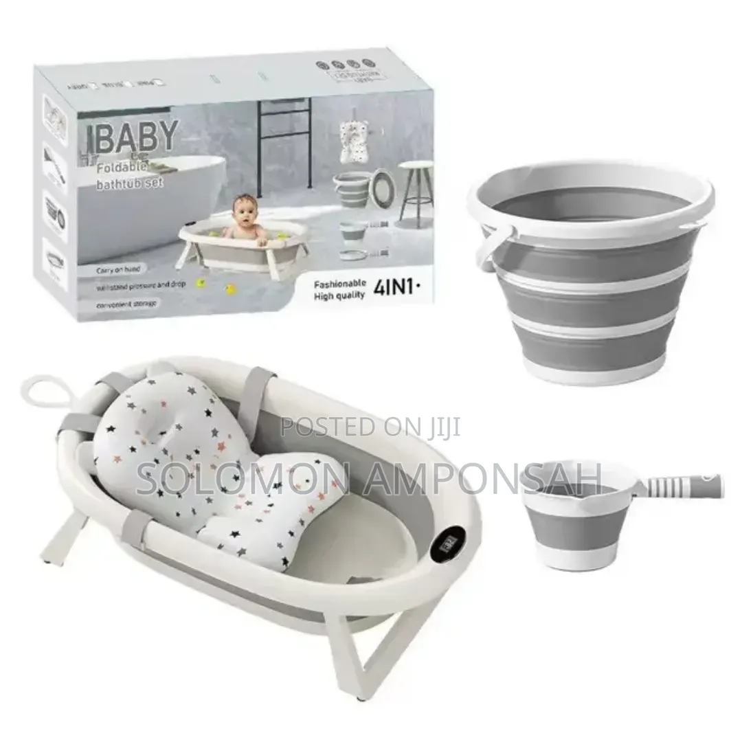 Foldable Baby Bath Set (4-in-1)