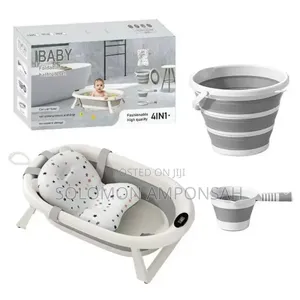 Foldable Baby Bath Set (4-in-1)