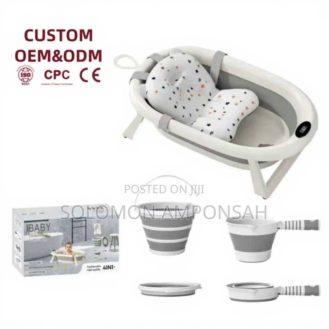 Foldable Baby Bath Set (4-in-1)