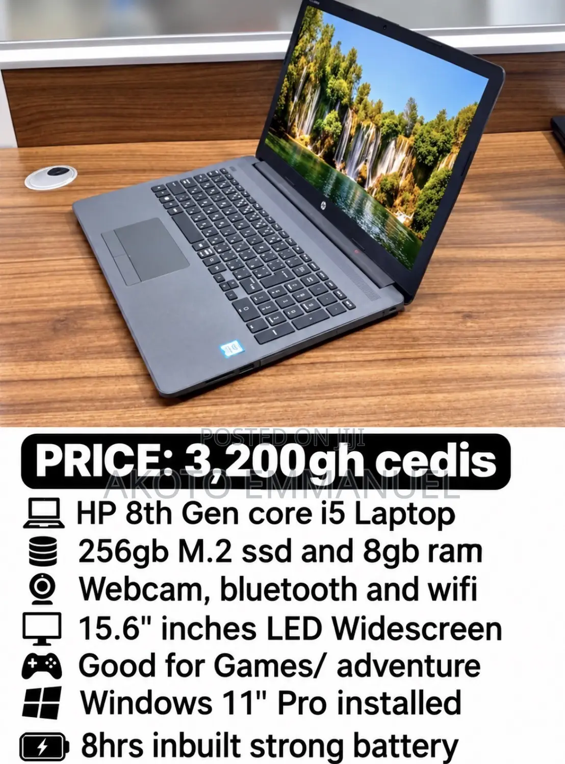 New Laptop HP EliteBook 840 G6 8GB Intel Core i5 SSD 256GB