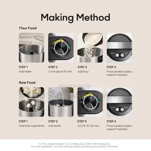All Purpose Syinix Swallow Maker Eco Plus 6l | Automatic Fufu Machine