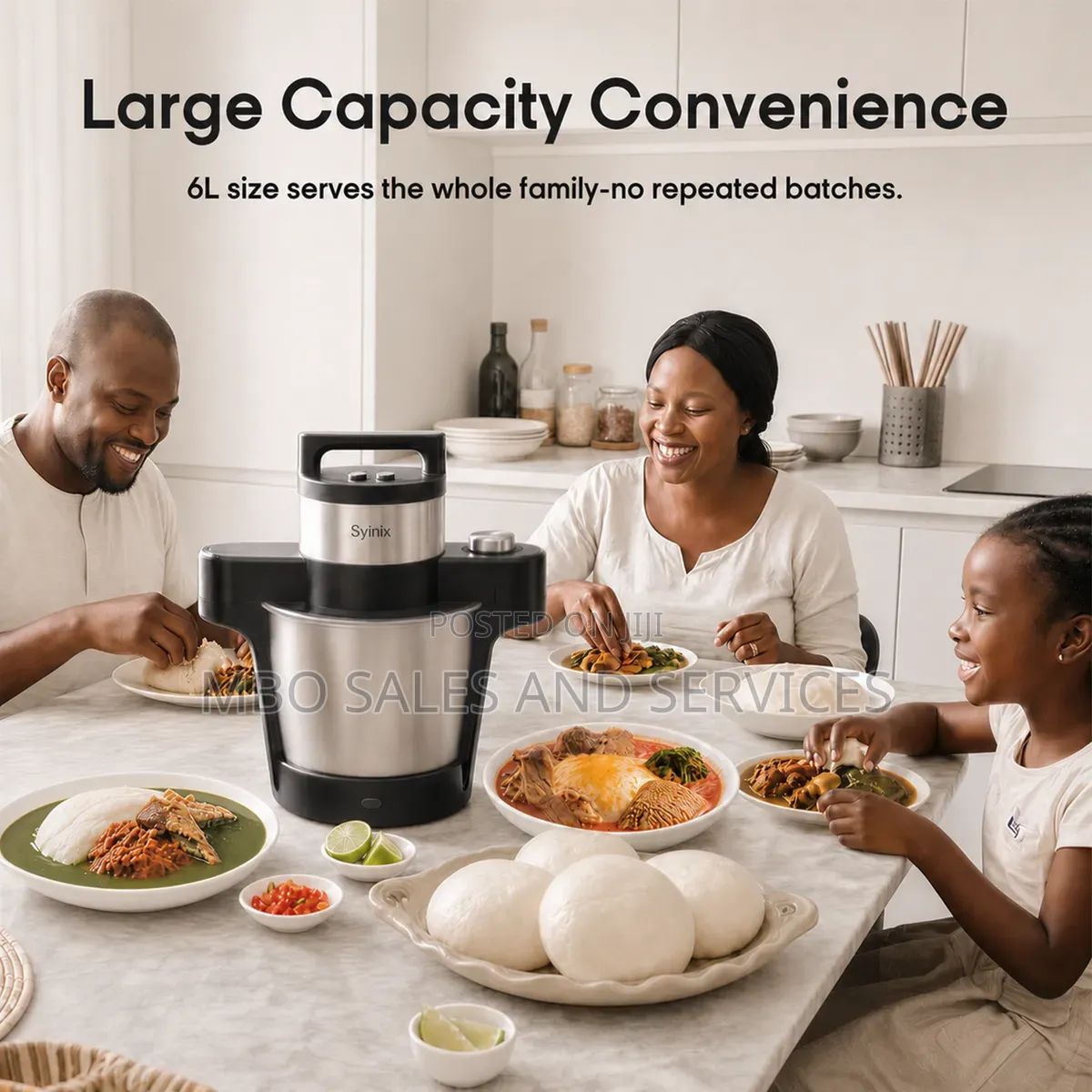 All Purpose Syinix Swallow Maker Eco Plus 6l | Automatic Fufu Machine