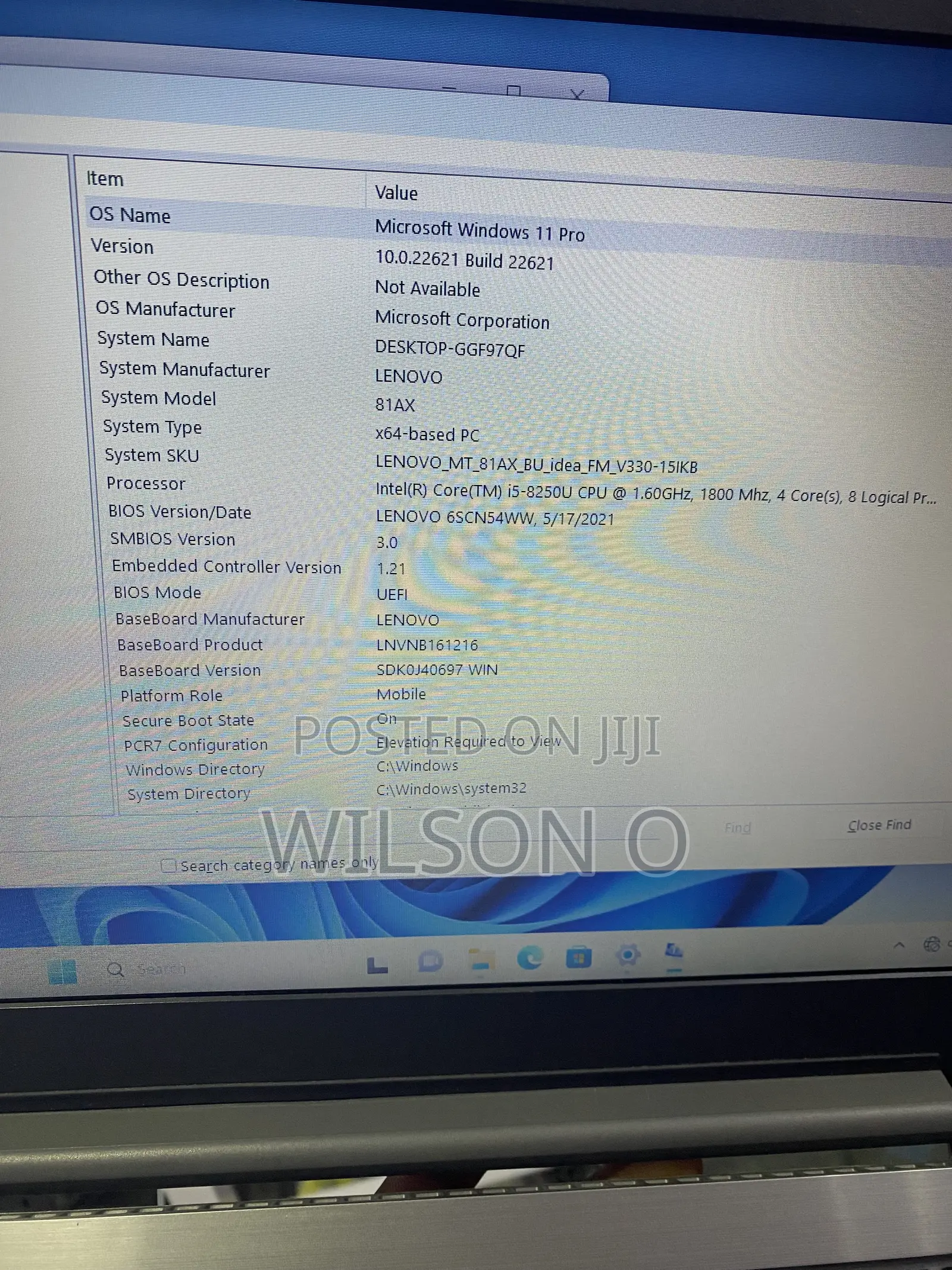Laptop Lenovo Ideapad 3 8GB Intel Core i5 SSD 256GB