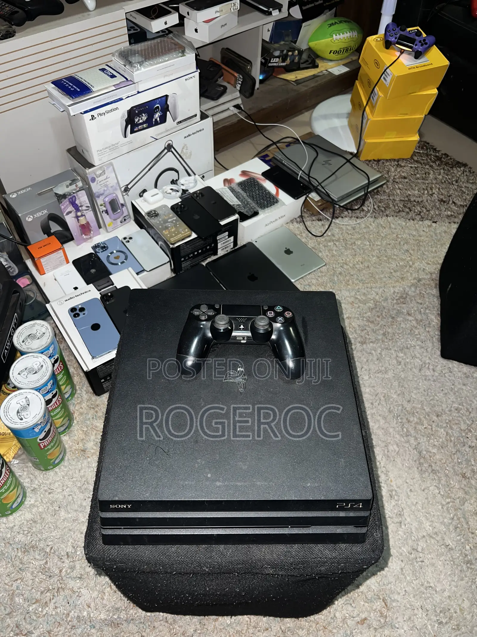 PlayStation 4 Pro With One Controller