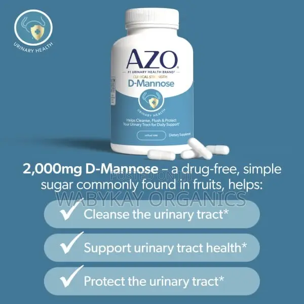 Azo Mannose 120 Capsules