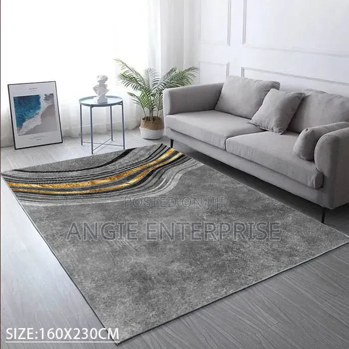 . Washable & Non-Slip 3D Center Carpet. (160/230cm)