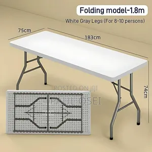 8 Sitter Folding Table
