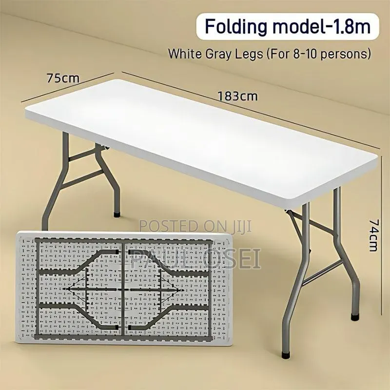 8 Sitter Folding Table