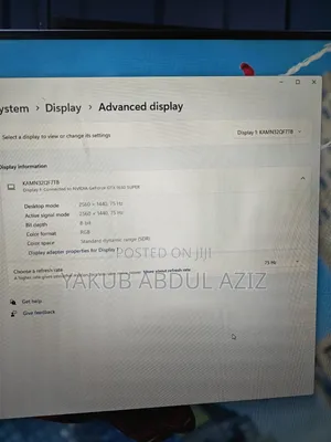 Kogan 32" QHD IPS FreeSync 75Hz Frameless Monitor (2560 X 1440) 2k