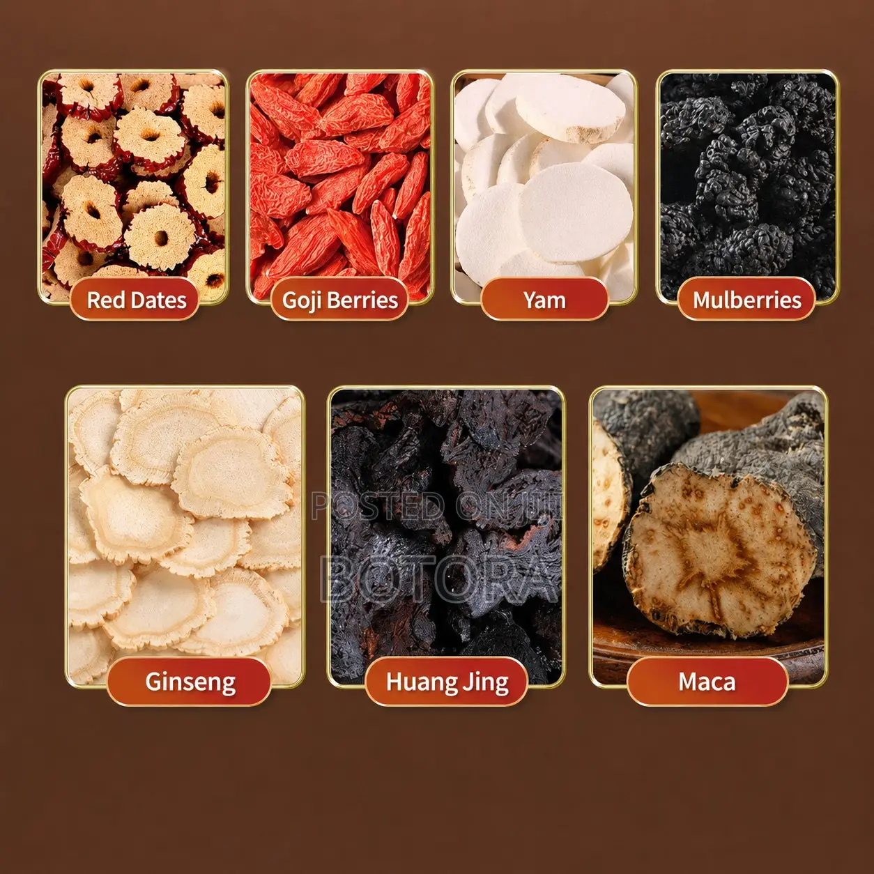 Premium Ginseng Six Treasures Herbal Tea - 2X Tea Per Bag & 67% More
