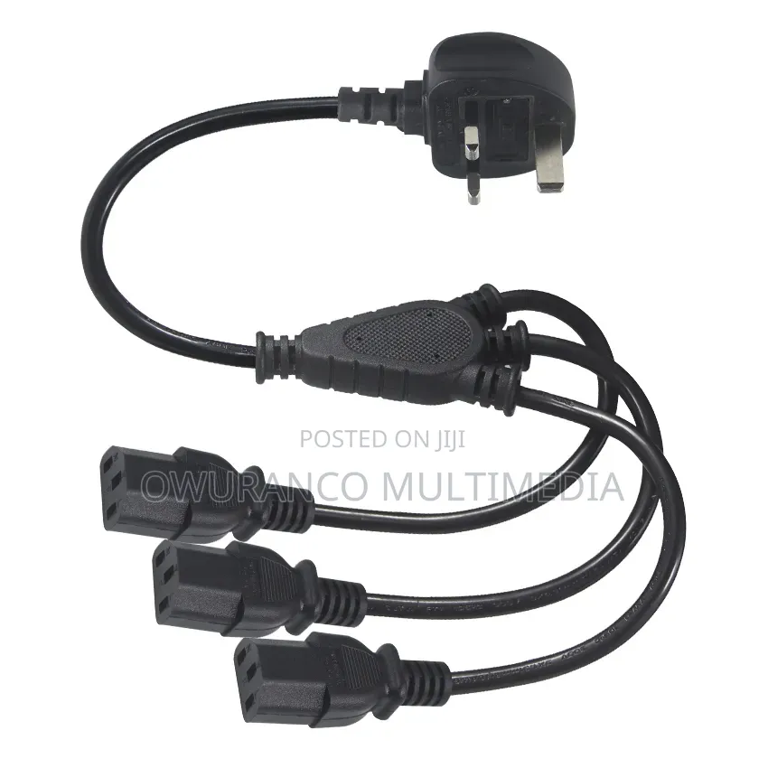 Heavy Duty 3-in-1 Splitter Y Computer Power Cable (90° Sprinter Y)