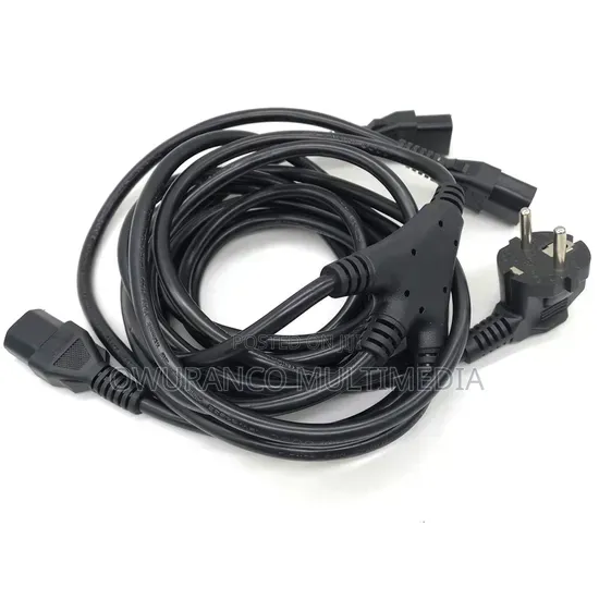 Heavy Duty 3-in-1 Splitter Y Computer Power Cable (90° Sprinter Y)
