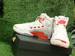 Air Jordan 6-17-23 'White Fire Red' - Clean Condition