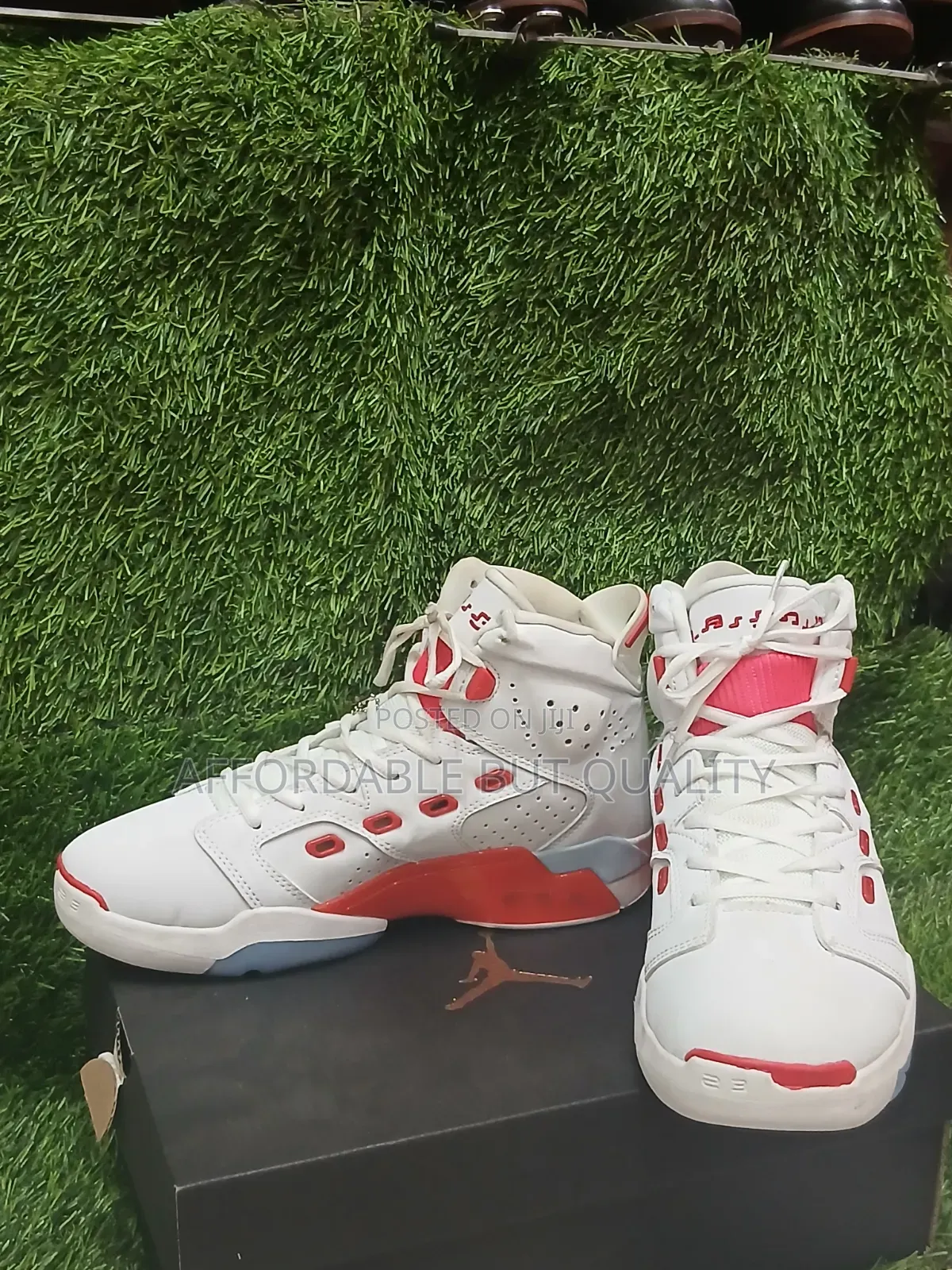 Air Jordan 6-17-23 'White Fire Red' - Clean Condition