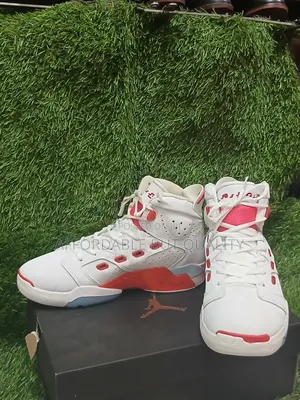 Air Jordan 6-17-23 'White Fire Red' - Clean Condition