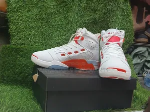 Air Jordan 6-17-23 'White Fire Red' - Clean Condition