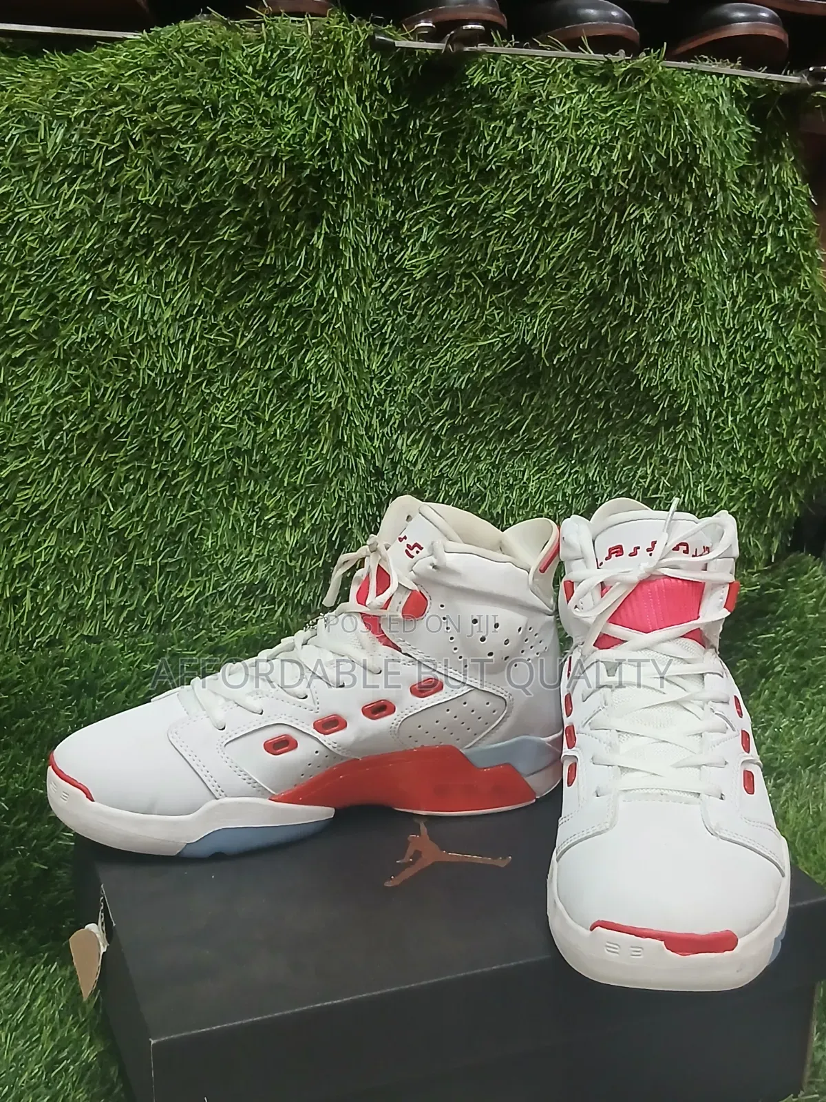 Air Jordan 6-17-23 'White Fire Red' - Clean Condition