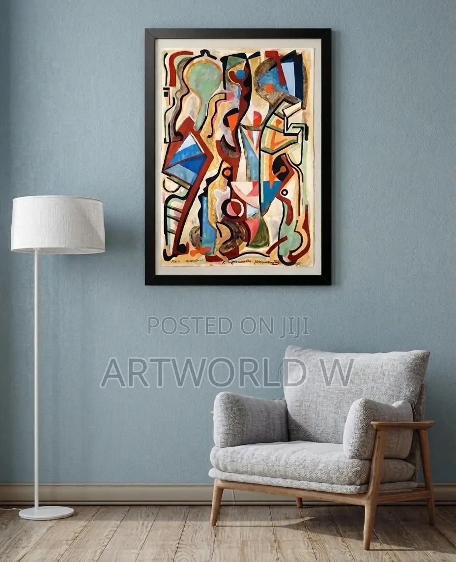 A3 Abstract Framed Wall Art
