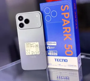 New Tecno Spark 50 128 GB Silver