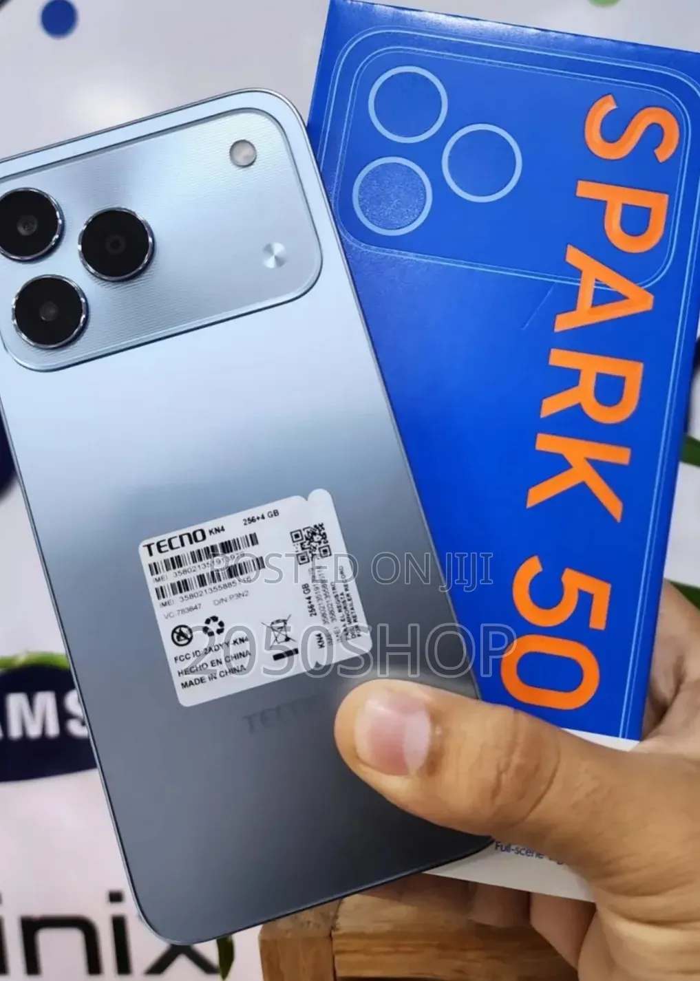New Tecno Spark 50 128 GB Silver