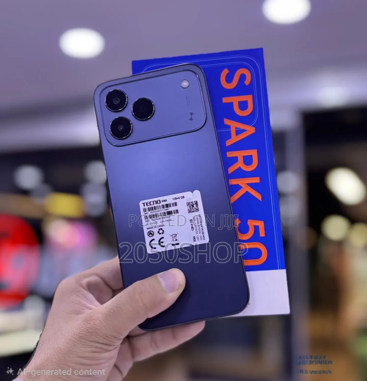 New Tecno Spark 50 128 GB Blue