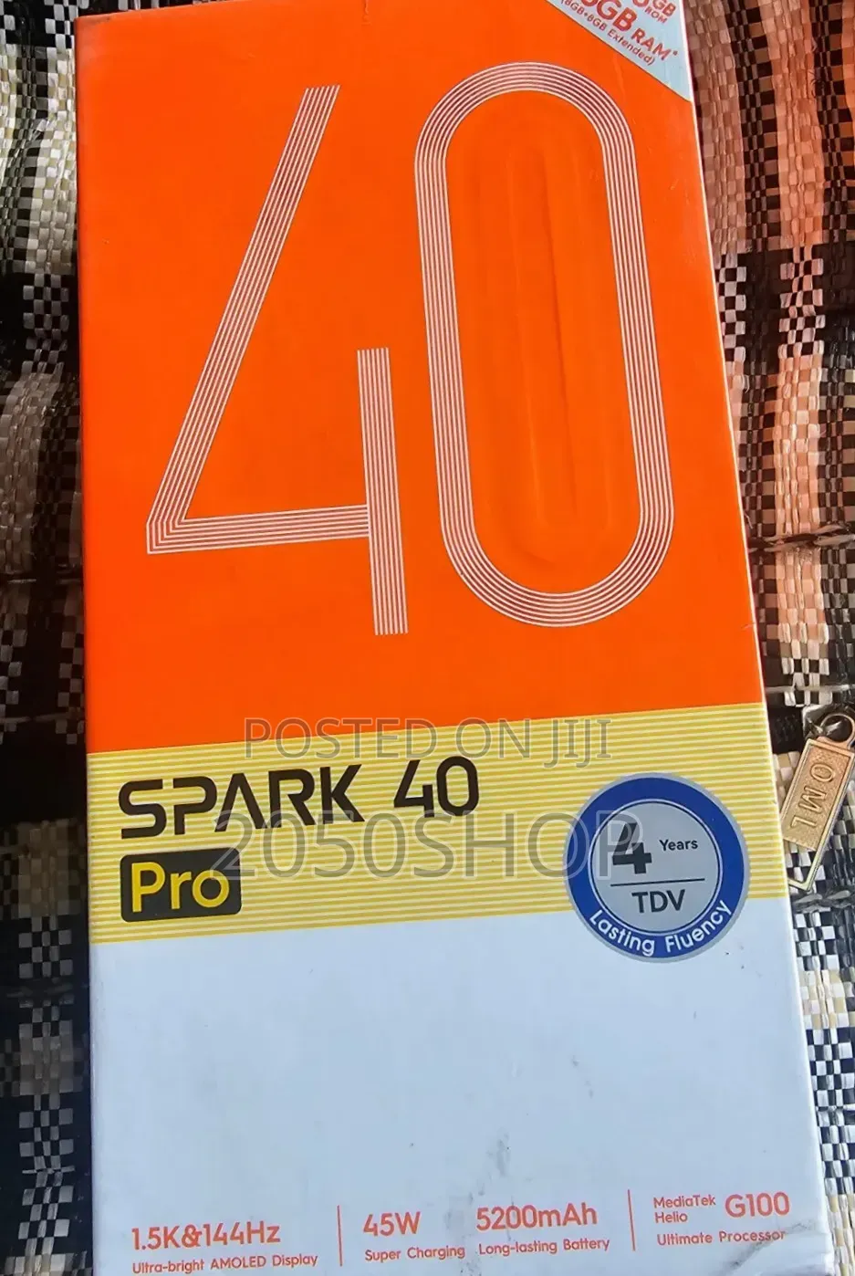 New Tecno Camon 40 Pro 5G 256 GB Gray