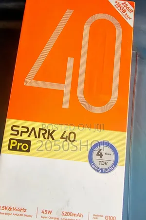New Tecno Camon 40 Pro 5G 256 GB Gray